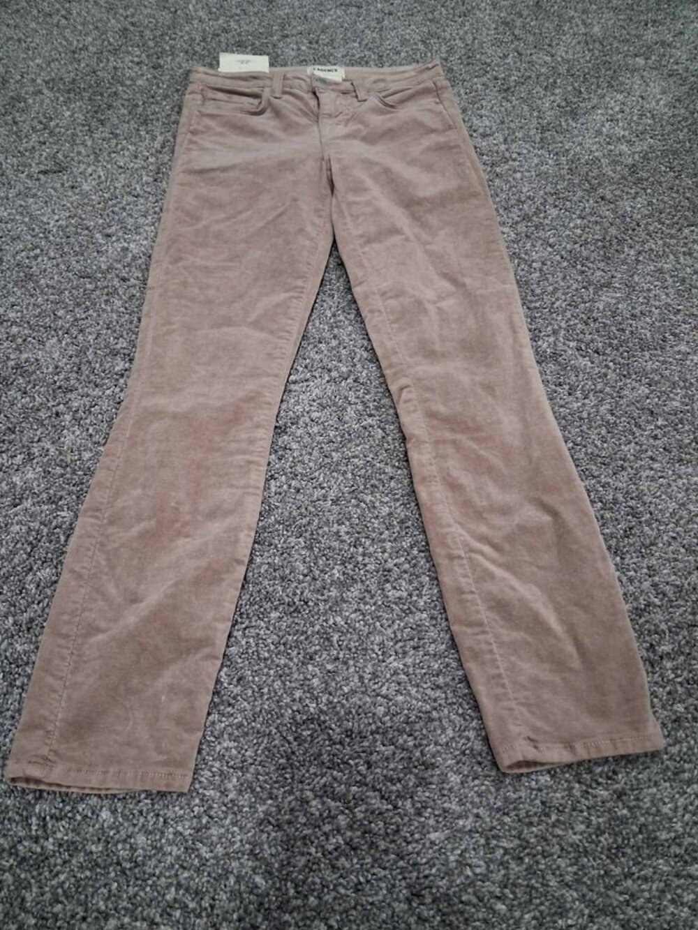 L’AGENCE Margot Straight-Leg Corduroy Pants – Biscuit/Taupe – Size 22 (NWT)